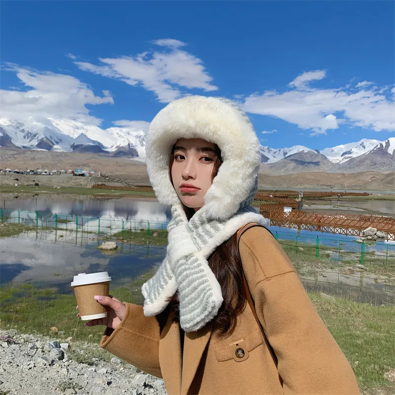 ACUC Combed Cotton Hoods & Plush Hats Women's-2