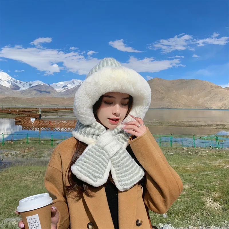 ACUC Combed Cotton Hoods & Plush Hats Women's-3
