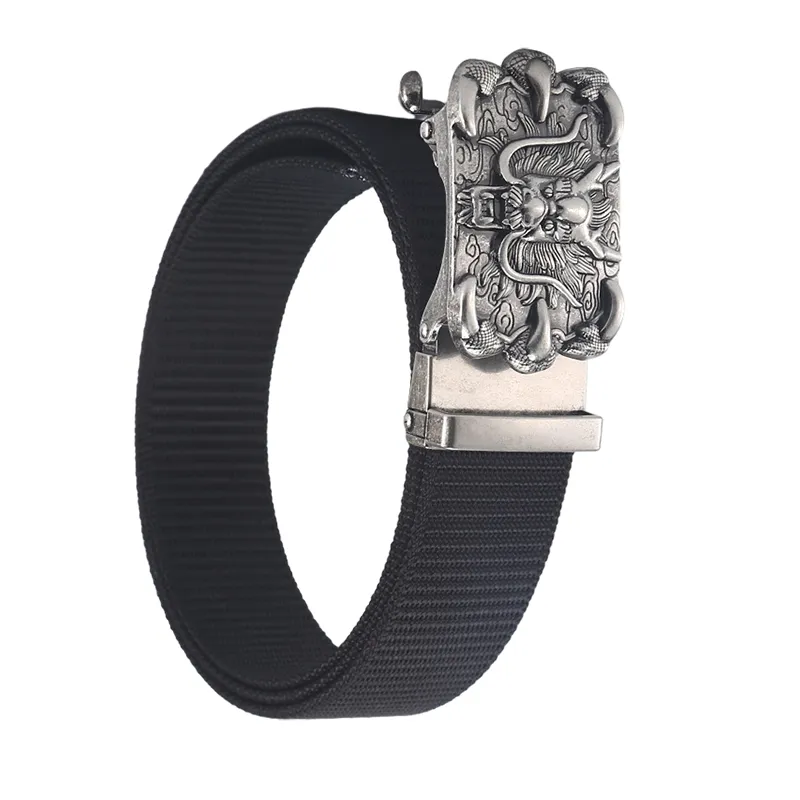 JW Automatic Buckle No Tooth Belt Casual Trendy Versatile Belt Belt Width 3.4cm Men's-2