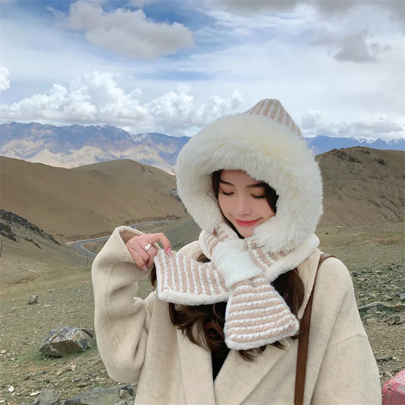 ACUC Combed Cotton Hoods & Plush Hats Women's-6