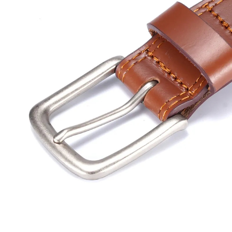JW Top Grain Cow Leather Belts Men's 3.5CM-5