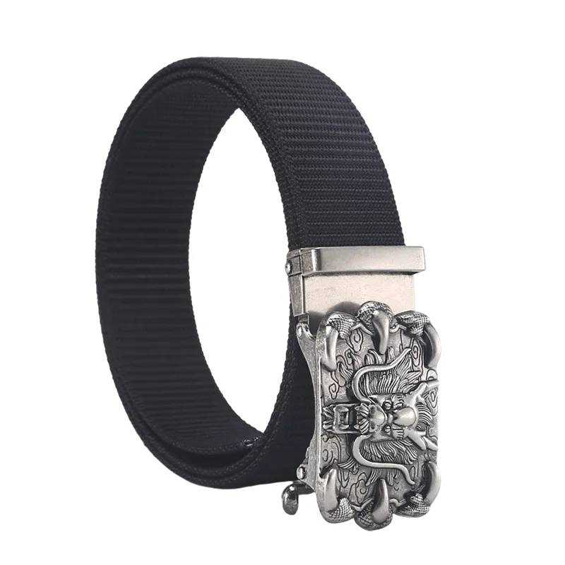 JW Automatic Buckle No Tooth Belt Casual Trendy Versatile Belt Belt Width 3.4cm Men's-1