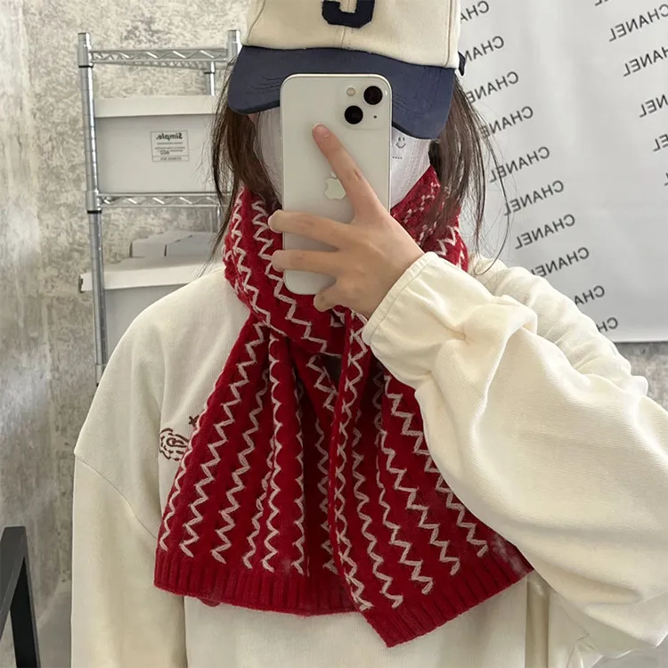 J W Knit Scarves Unisex-2