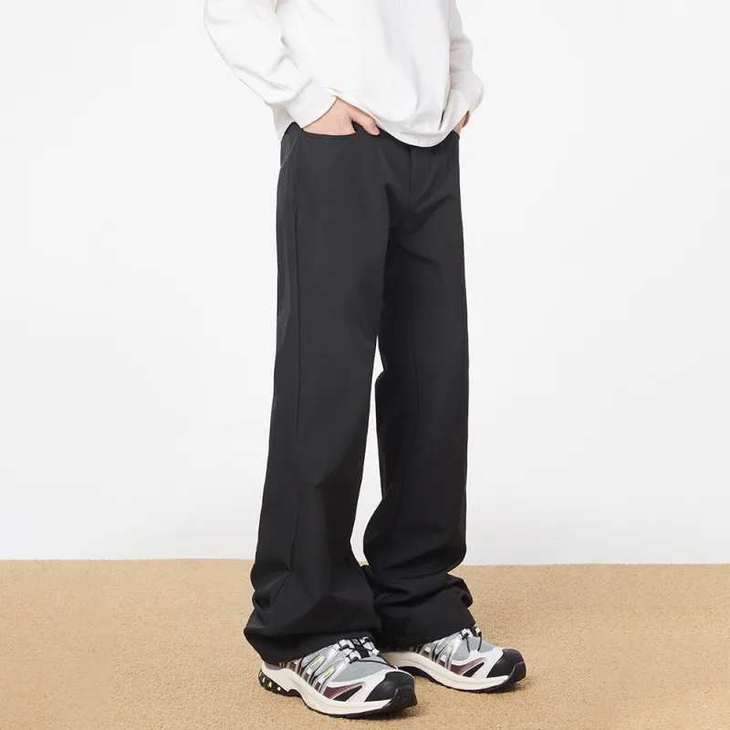 URS GGON Casual Pants Unisex Black-3