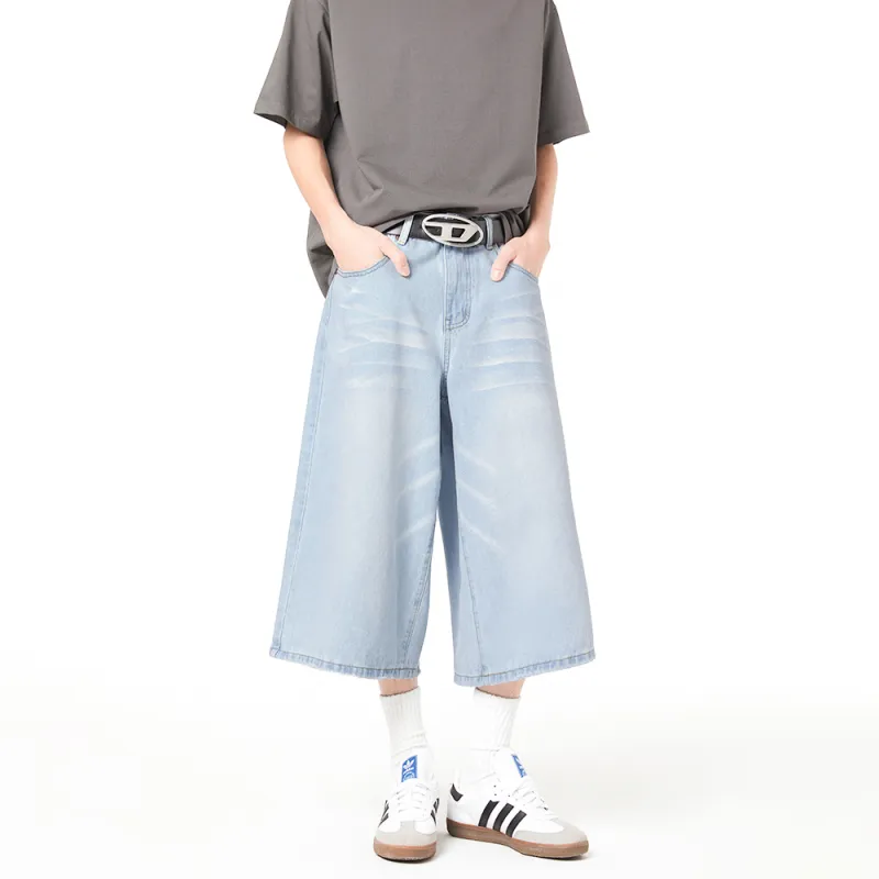 URS GGON Denim Shorts Unisex-11