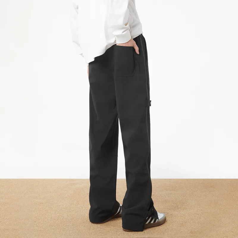 URS GGON Casual Pants Unisex Black-5