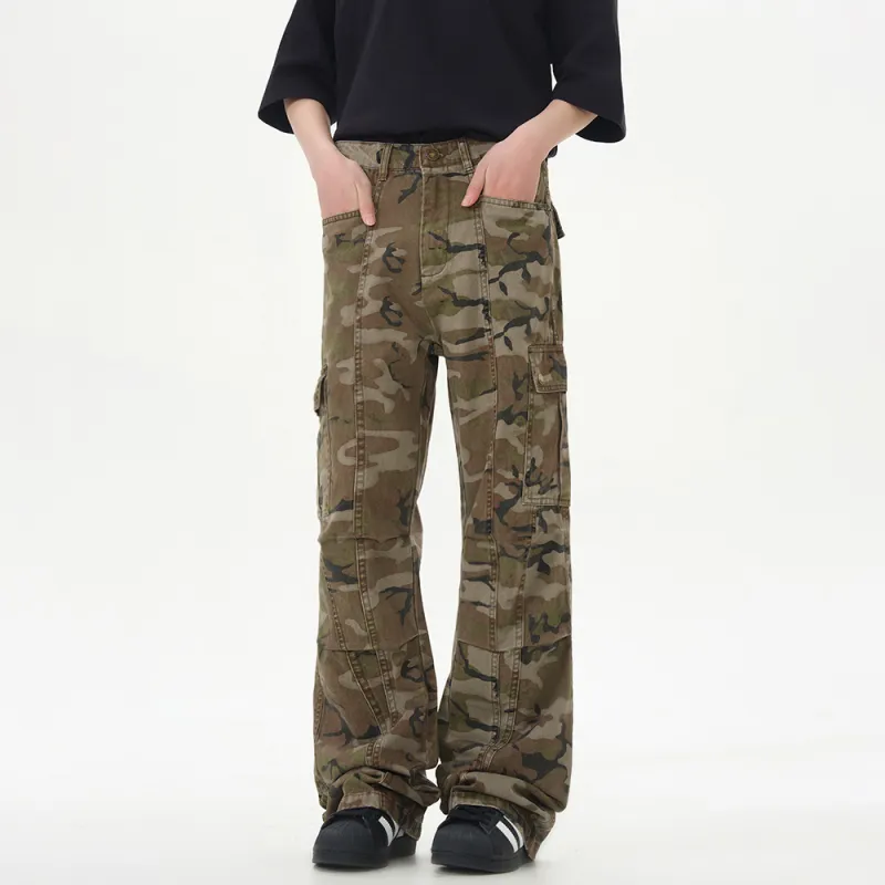 URS GGON Cargo Pants Unisex Camouflage-2