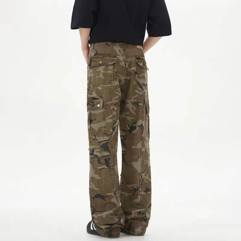 URS GGON Cargo Pants Unisex Camouflage-5