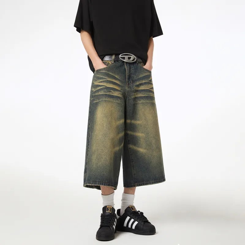 URS GGON Denim Shorts Unisex-4