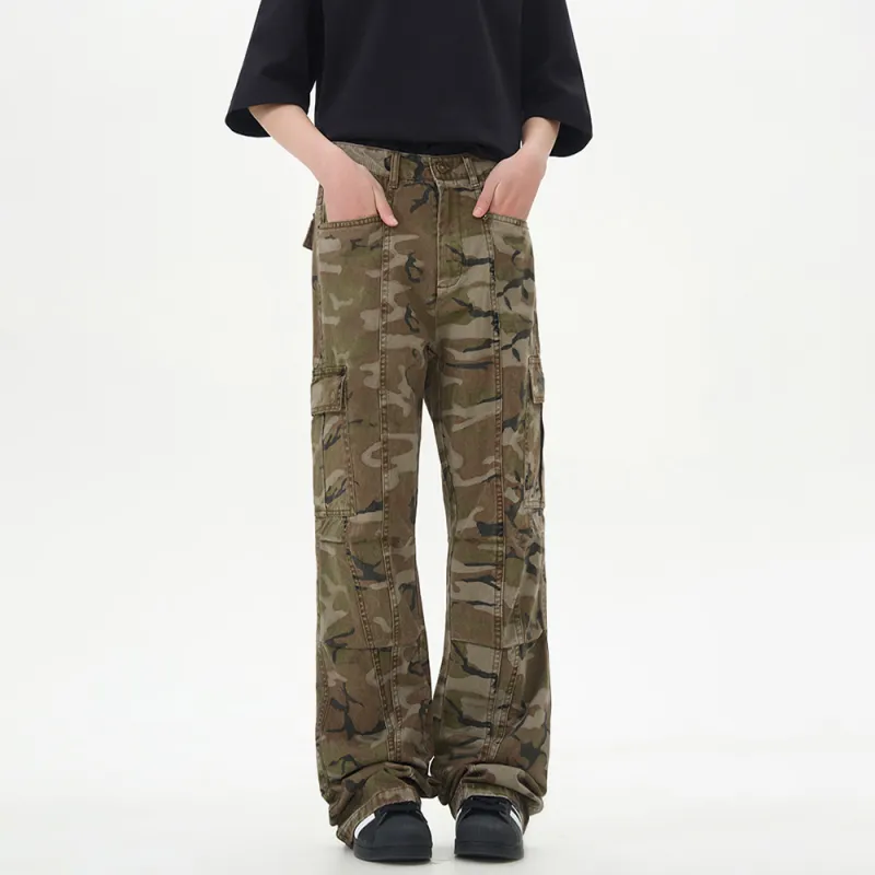 URS GGON Cargo Pants Unisex Camouflage-4