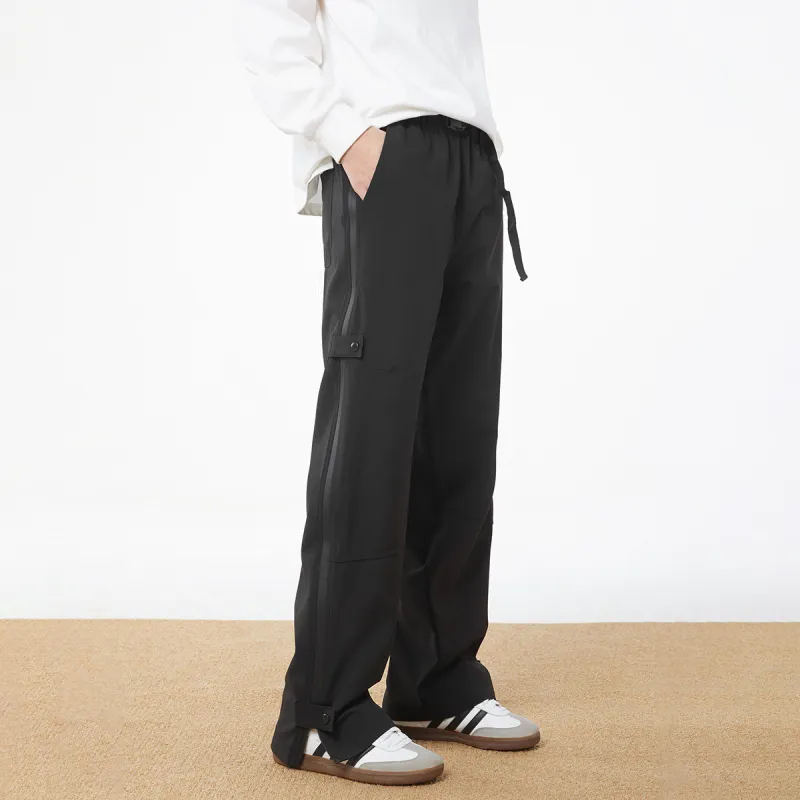 URS GGON Casual Pants Unisex Black-3