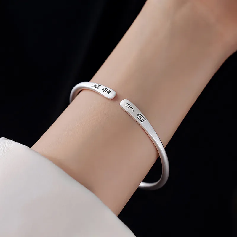 Silver Place 999 Fine Silver Bangles Women's-3