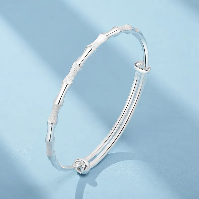 Silver Place 999 Fine Silver Bangles Women's-3