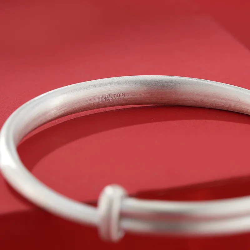 Silver Place 999 Fine Silver Bangles Kids'-2