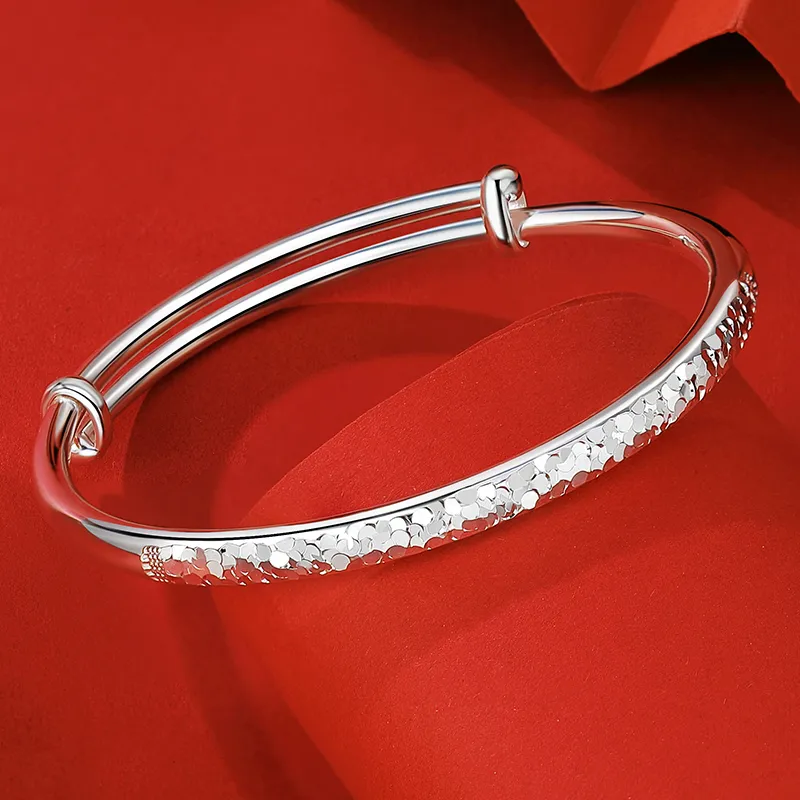 Silver Place 999 Fine Silver Bangles Women's-1