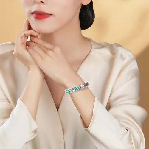 Silver Place S999 Fine Silver Sterling Silver Bracelets Women's