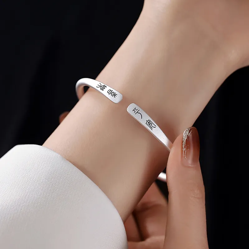 Silver Place 999 Fine Silver Bangles Women's-5