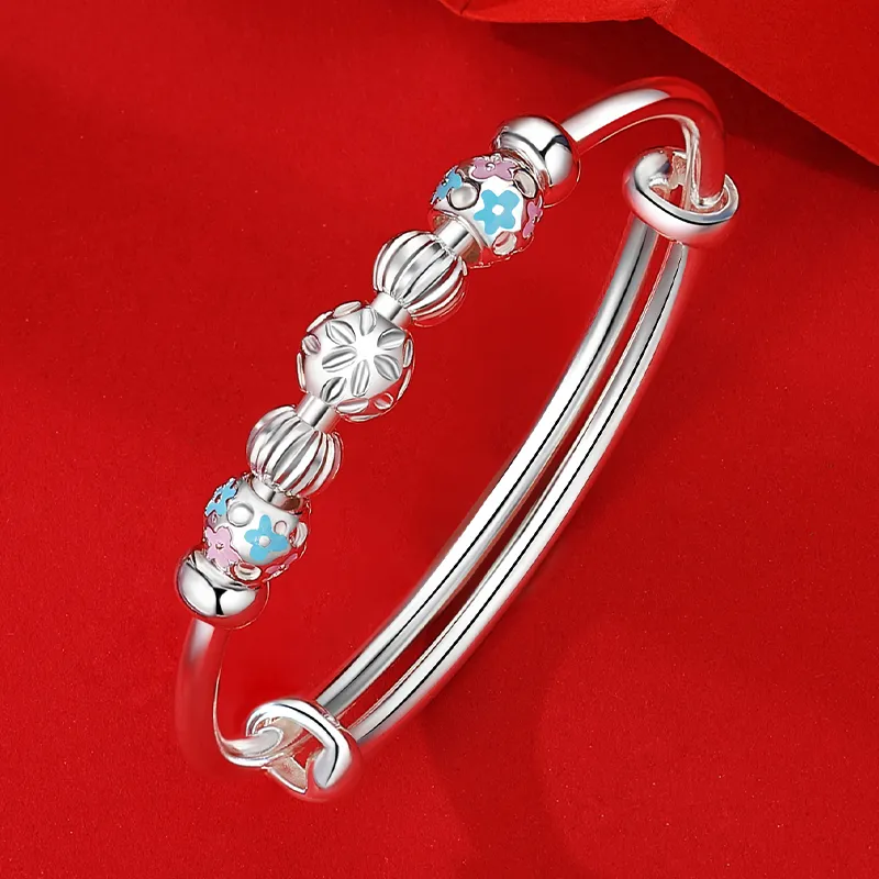 Silver Place 999 Fine Silver Bangles Kids'-2