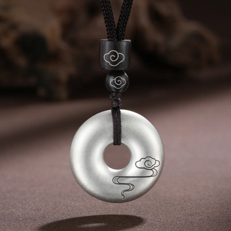 Silver Place Foot Silver 990 Necklaces Unisex-1
