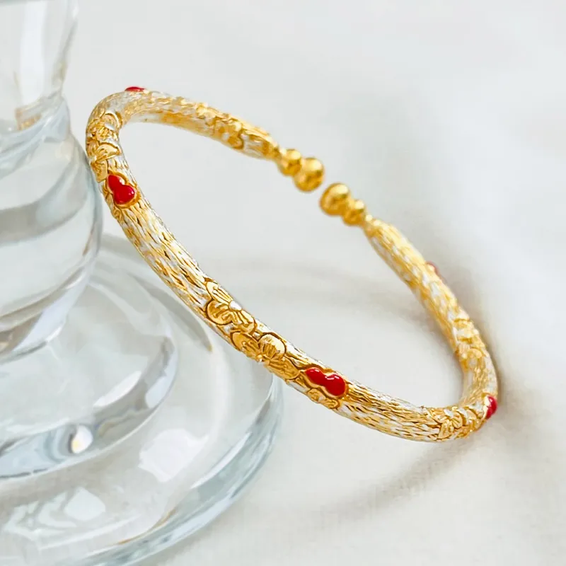 Silver Place 999 Fine Silver Bangles Women's-3