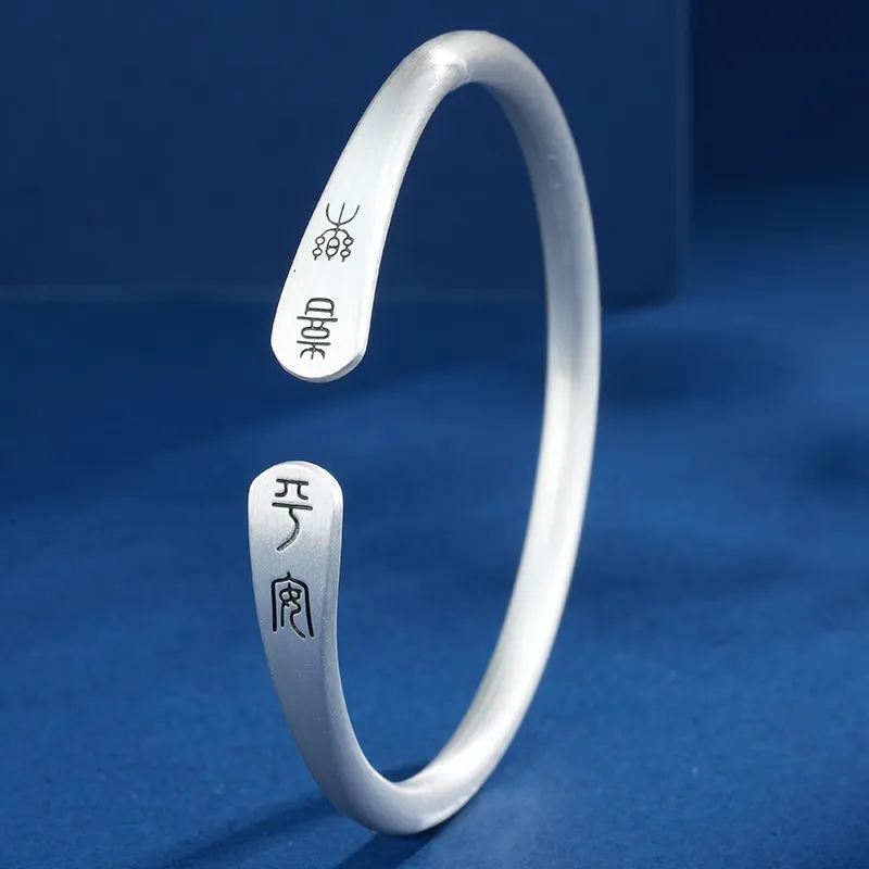 Silver Place 999 Fine Silver Bangles Women's-2