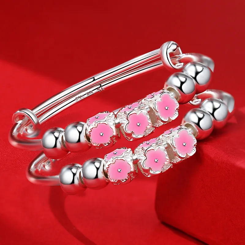 Silver Place 999 Fine Silver Bangles Kids'-2