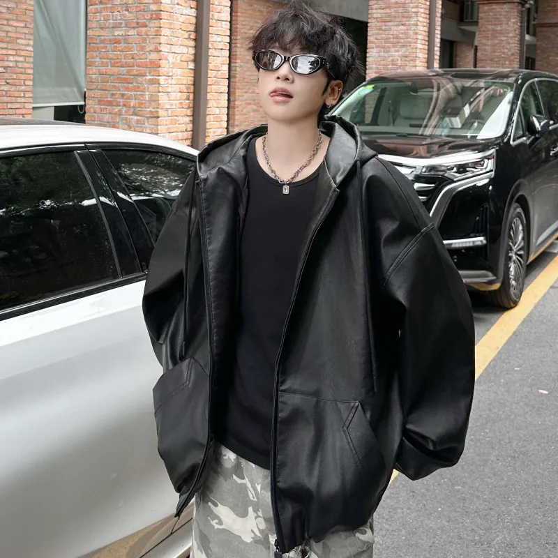 JIMI&JONS Leather Jacket Unisex Black-1