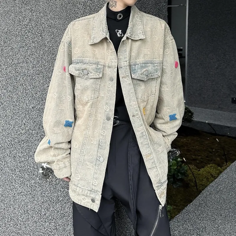 JIMI&JONS Denim Jacket Unisex Yellow Mud-5