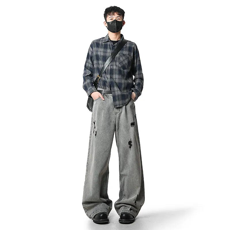 JIMI&JONS Jeans Unisex Gray-2