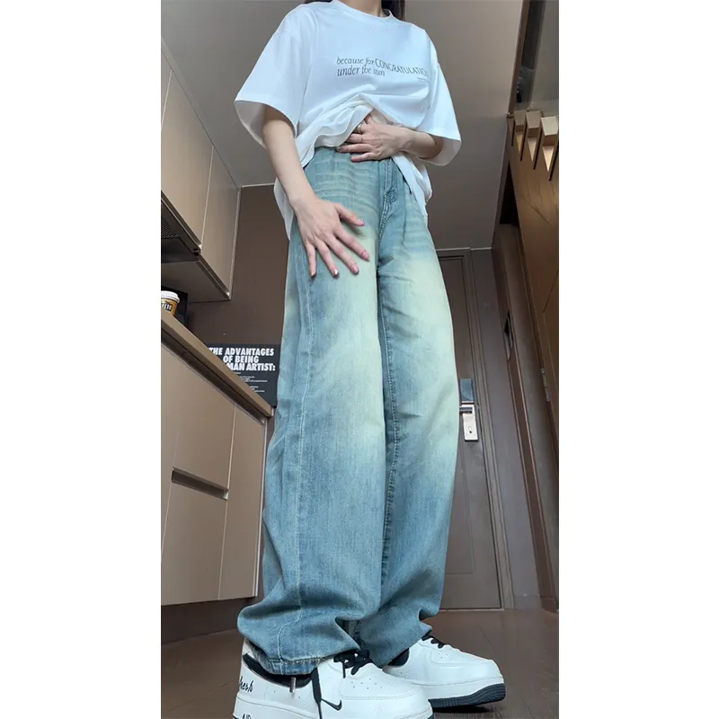 JIMI&JONS Jeans Unisex Light Yellow-4