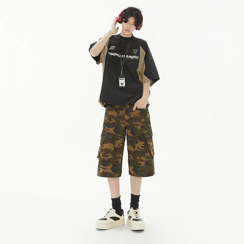 JIMI&JONS Cargo Pants Unisex Camouflage-3