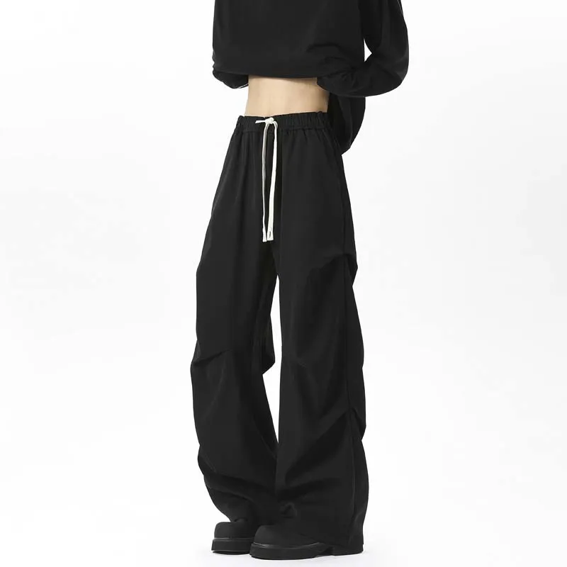 JIMI&JONS Casual Pants Unisex Black-2