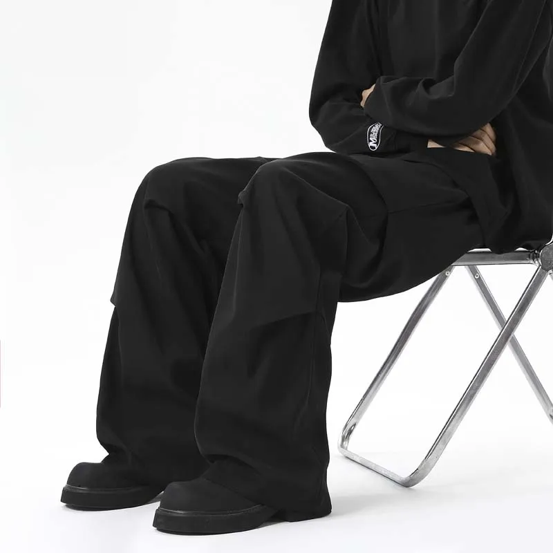 JIMI&JONS Casual Pants Unisex Black-4
