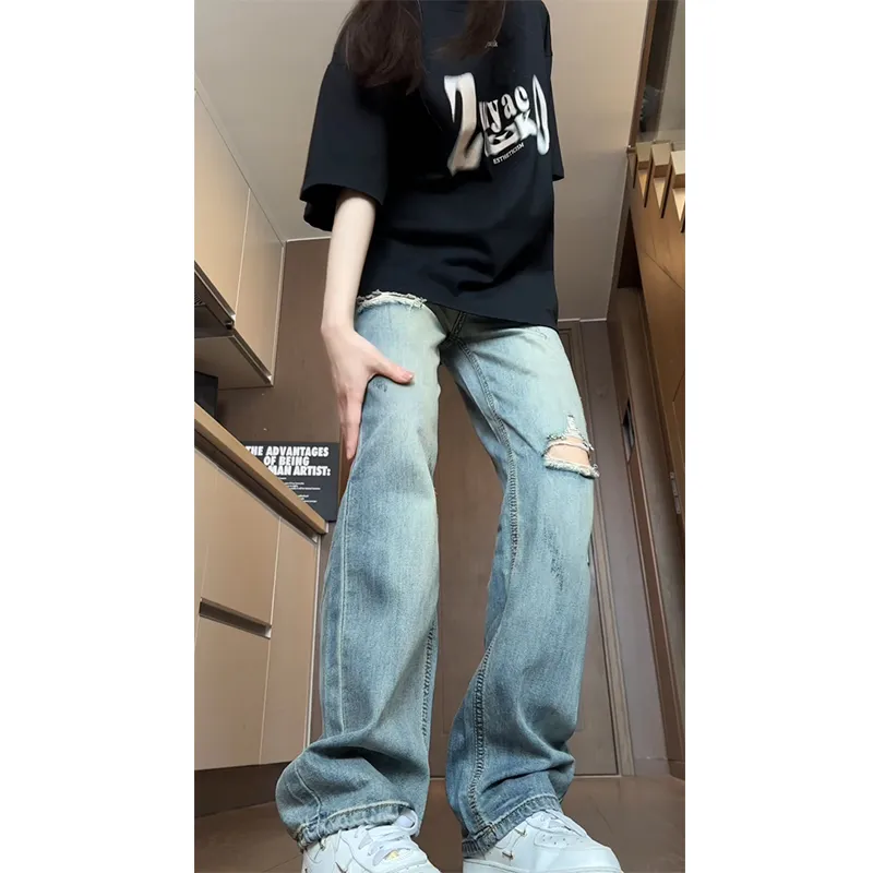 JIMI&JONS Jeans Unisex Washed Color-5