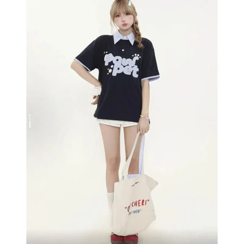 JIMI&JONS Polo Shirts Unisex Navy Blue-4