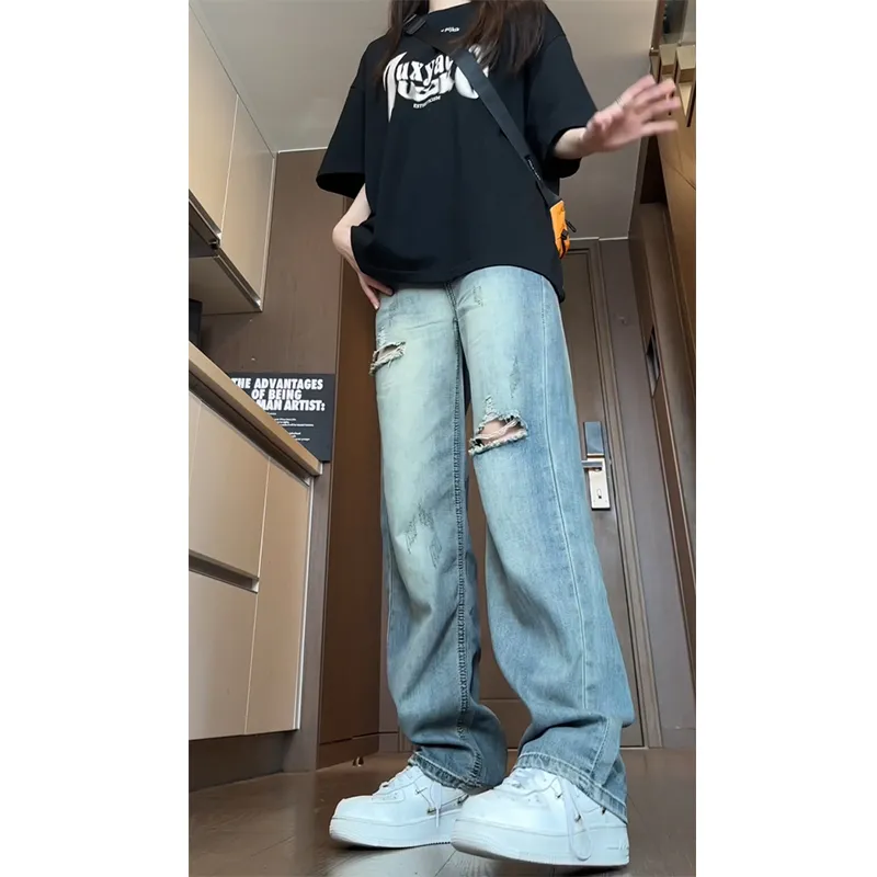 JIMI&JONS Jeans Unisex Washed Color-5