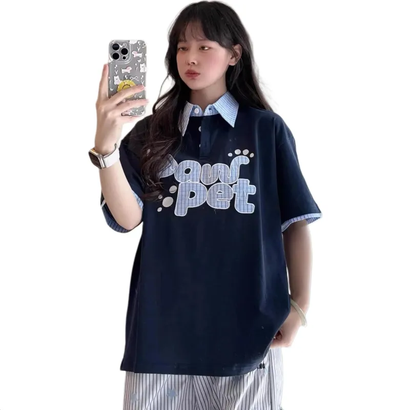 JIMI&JONS Polo Shirts Unisex Navy Blue-2