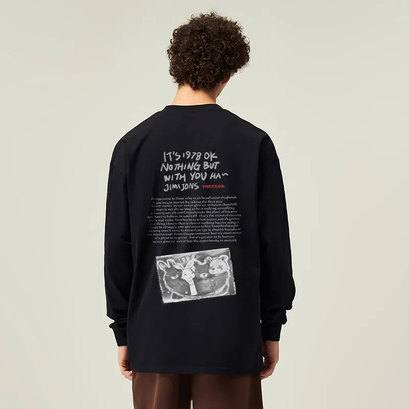 JIMI&JONS Long Sleeved T Shirts Unisex-3