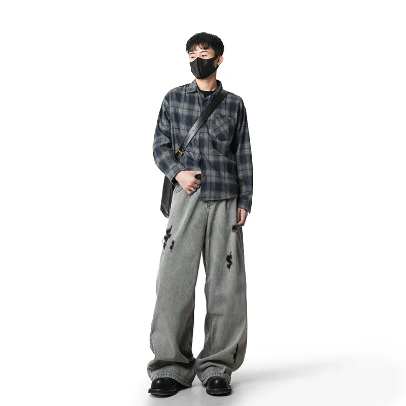 JIMI&JONS Jeans Unisex Gray-3
