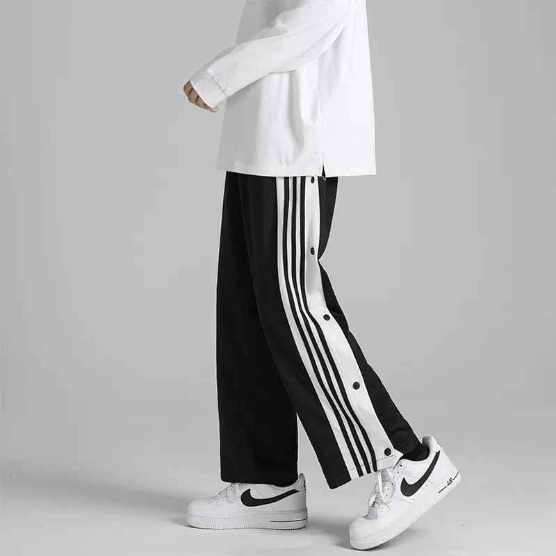 JIMI&JONS Casual Pants Unisex Black-1
