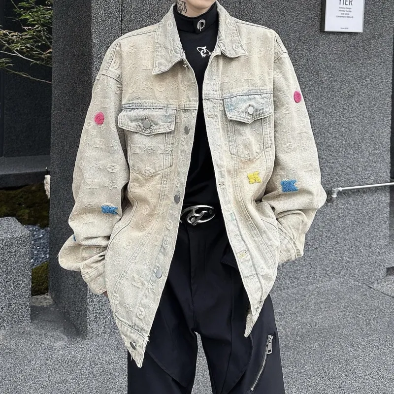 JIMI&JONS Denim Jacket Unisex Yellow Mud-2