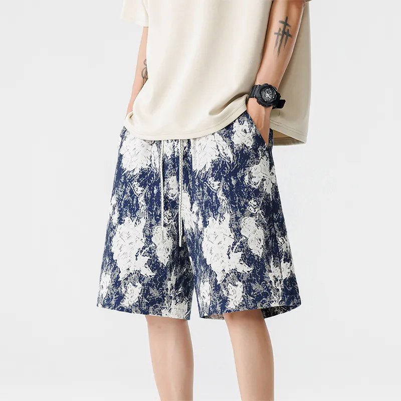 JIMI&JONS Casual Shorts Unisex Blue-3