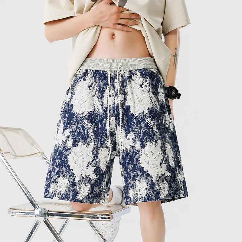 JIMI&JONS Casual Shorts Unisex Blue-7