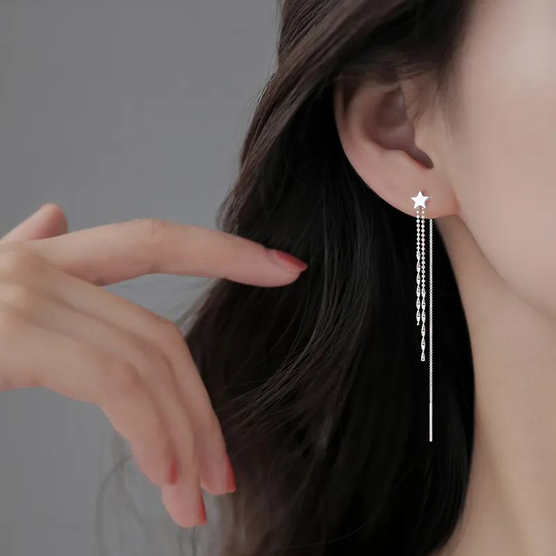 DJIN 925 Sterling Silver Earrings Women's-1