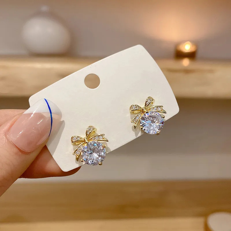 DJIN 925 Silver Needles Stud Earrings Women's-4