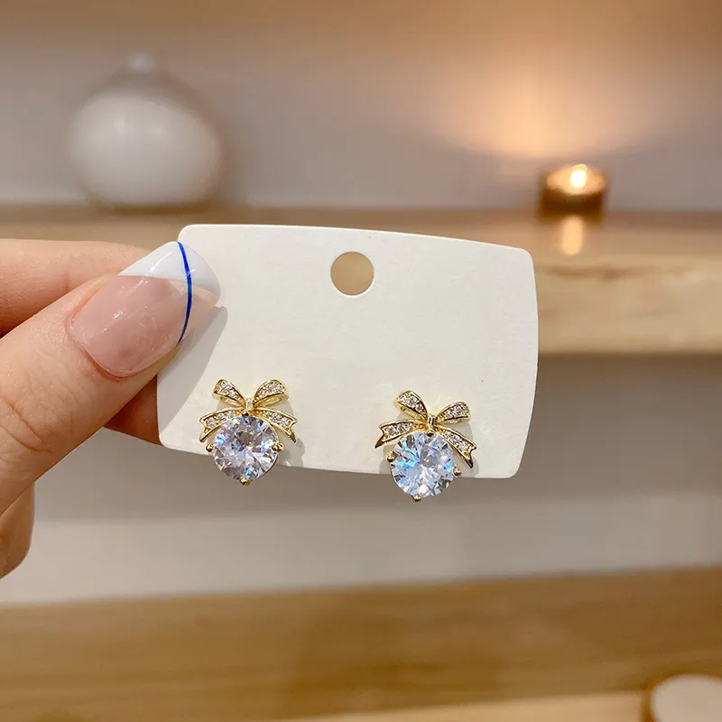 DJIN 925 Silver Needles Stud Earrings Women's-2