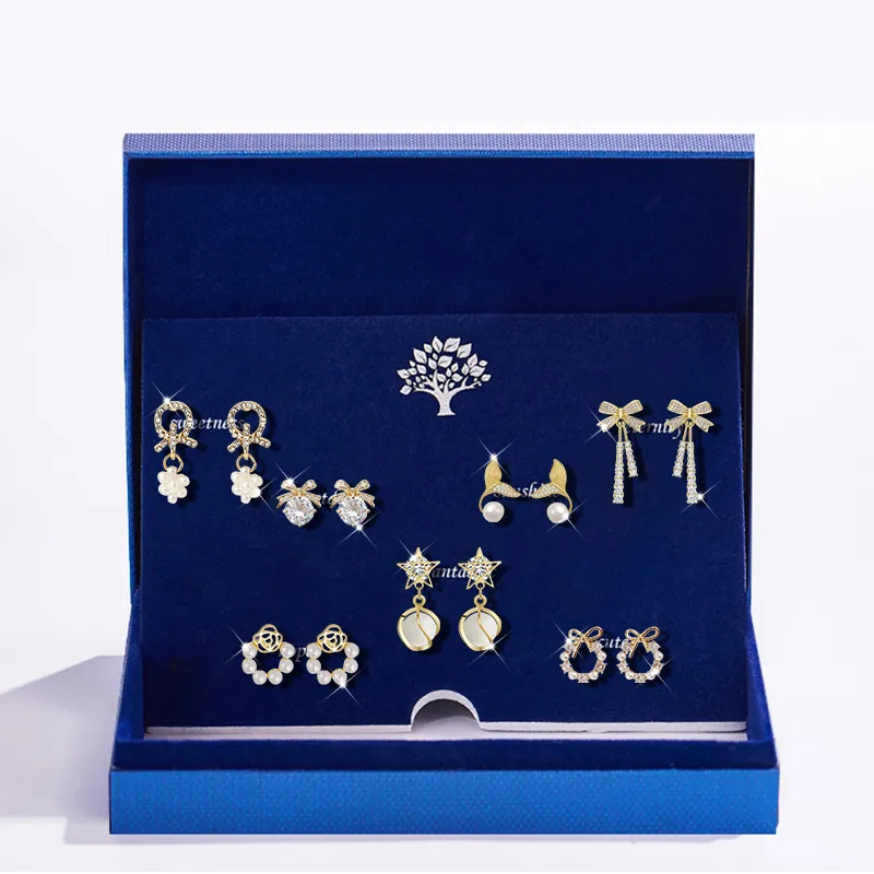 DJIN 925 Sterling Silver Earrings Women's-3