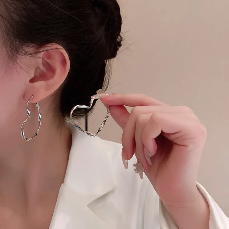 Beauty Copper Alloy Earrings Women's-4