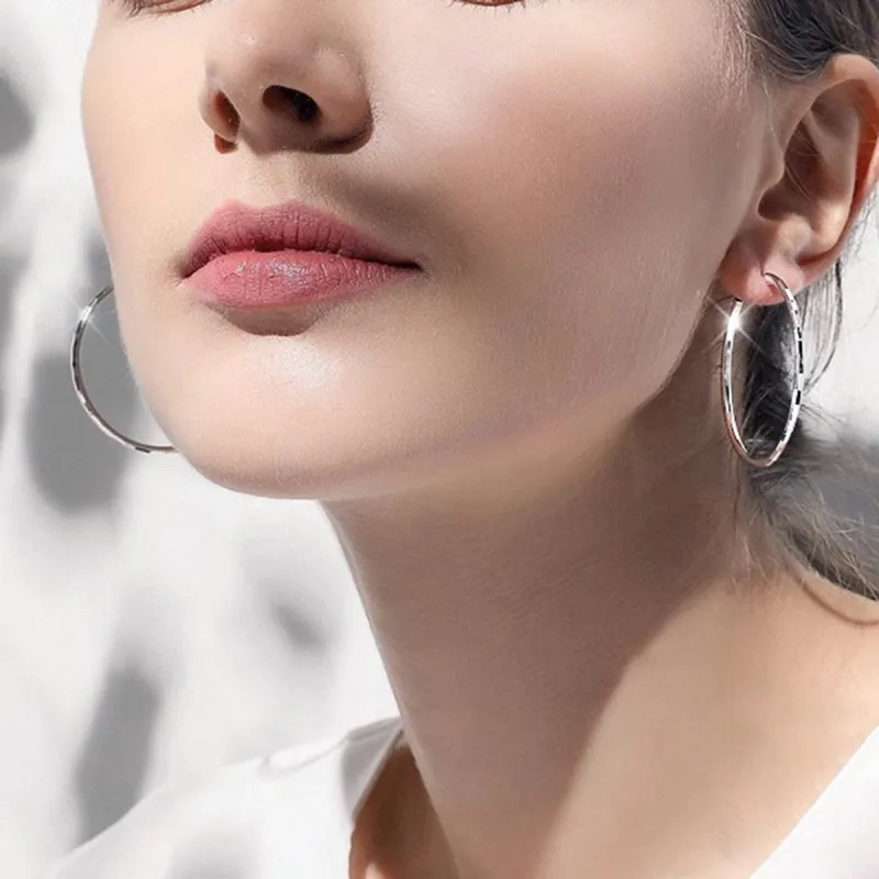 Beauty 925 Sterling Silver Earrings Women's-2