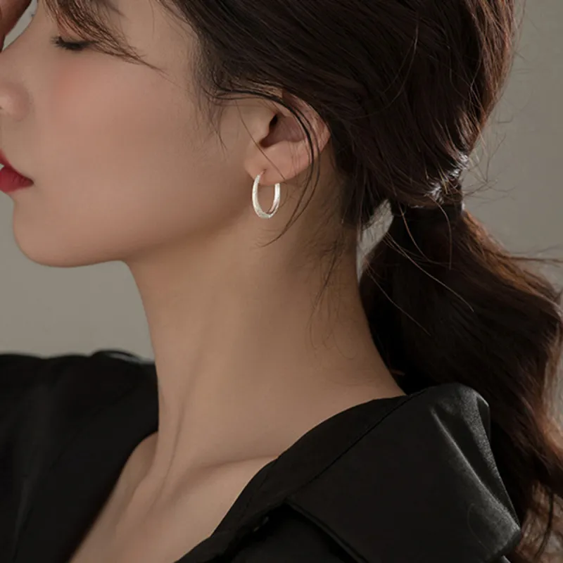 Beauty 925 Sterling Silver Earrings Women's-1